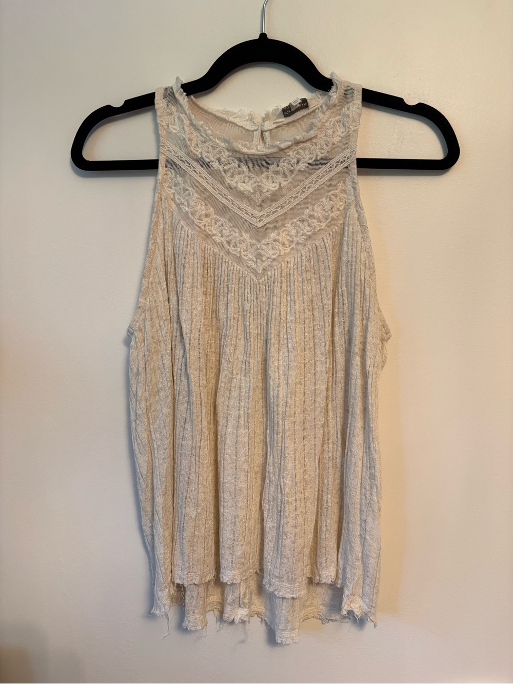 SALE 🌟 LUCKY BRAND | Boho Lace Yoke Sleeveless Top
